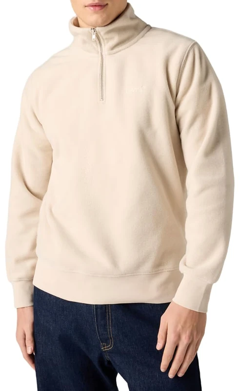 Levi's Lse_Original Hm 1/4 Zip Pumice Stone - Image 1
