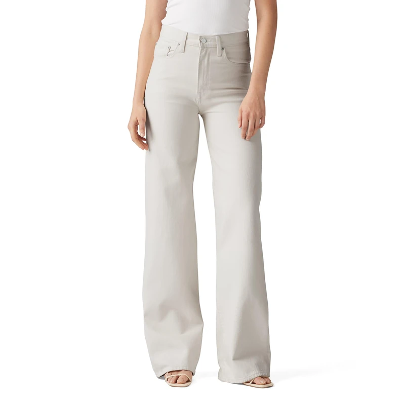 Levi's Ribcage Wide Leg H223 Trousers, Crystal Grey, 29 W/30 L Women