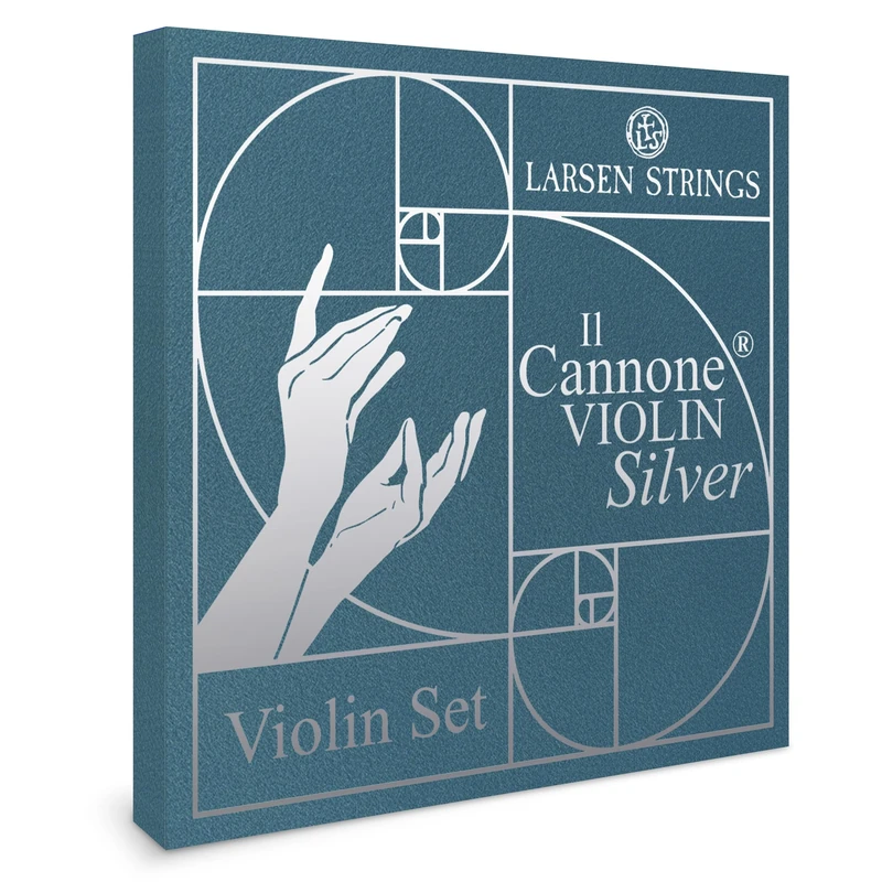 LARSEN STRINGS - Violin Strings 4/4 - Il Cannone Silver - Set