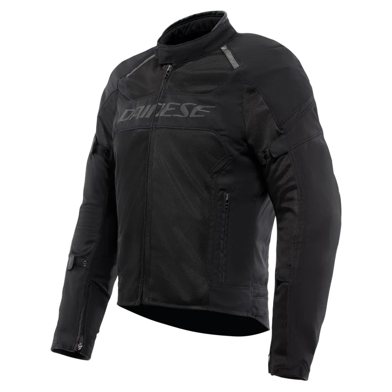 DAINESE - Air Frame 3 Tex Jacket, Summer Motorcycle Jacket with Detachable Windproof Lining, Black, 58