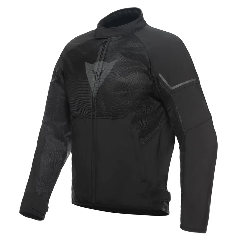 DAINESE - Ignite Air Tex Jacket, Summer Motorcycle Jacket, Mesh Fabric, Men's Motorcycle Jacket, Soft Protections, Black/Grey, 60
