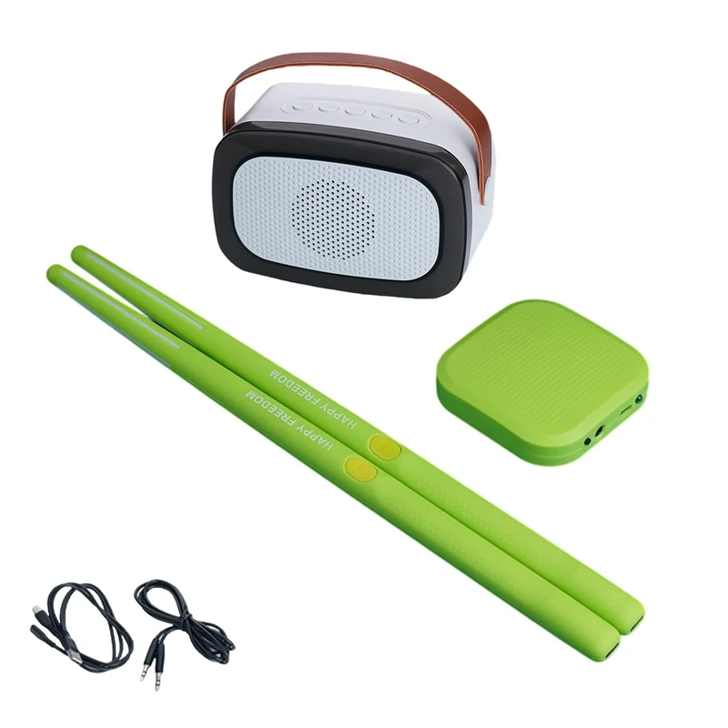 Portable Electric Air Drum Set Virtual Air Drum Musical Instrument with Drum Stick for Beginners, Kids and Adults, Virtual for Adults and Kids