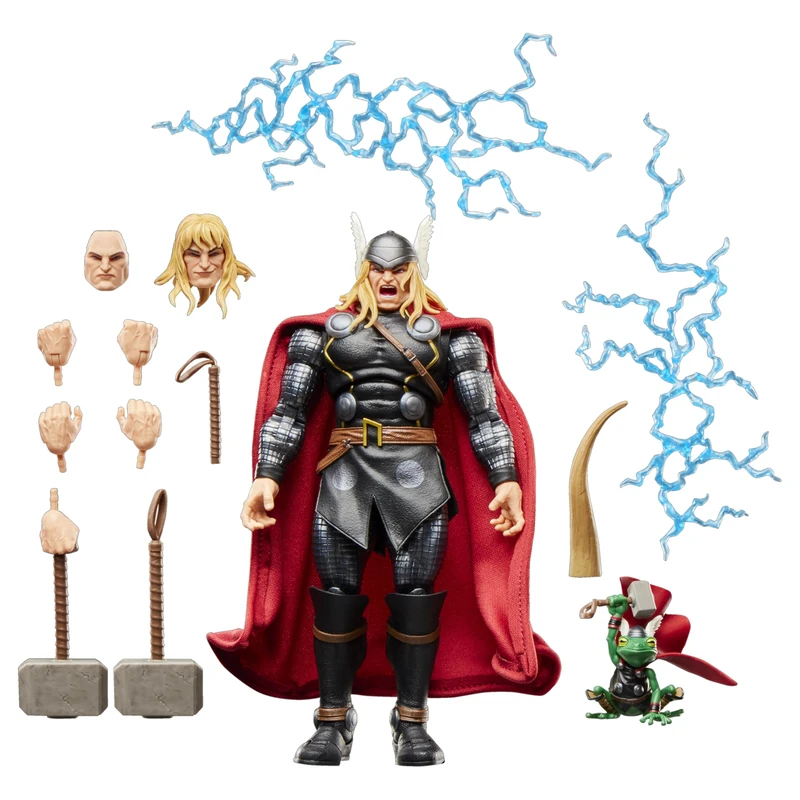 Marvel Legends Maximum Series Thor, Deluxe Thor Comics Collectible 15-cm Action Figure; Articulation for Mighty Poses; Accessories fit for a God of Thunder