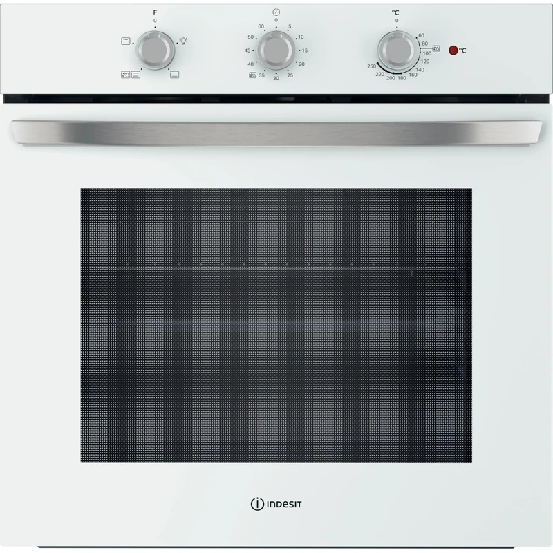Indesit Built-In Electric Single Oven - White, A Rated, Click&Clean