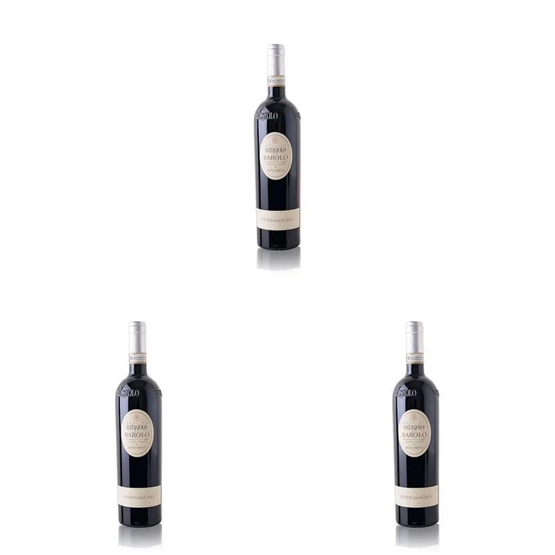 Batasiolo, BAROLO DOCG BOSCARETO 2014, 750 ml, Still Red Dry Wine, Tannin, Fruity, Mineral Flavour (Pack of 3)