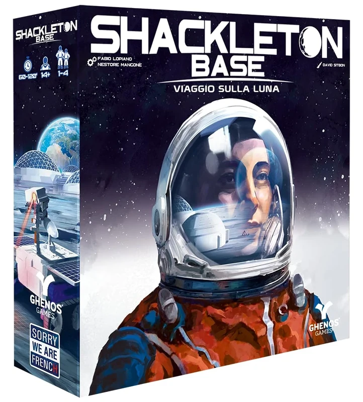 Shackleton Base: Journey to the Moon - Strategy Board Game - Expand Your Space Agency to the Moon - 1-4 Players - 14+ Years - 60-120 Minutes