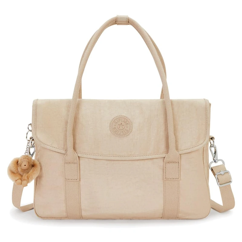 Kipling SUPERWORKER S Messenger Bag, Computer Bags, Sparkled Beige (Beige)