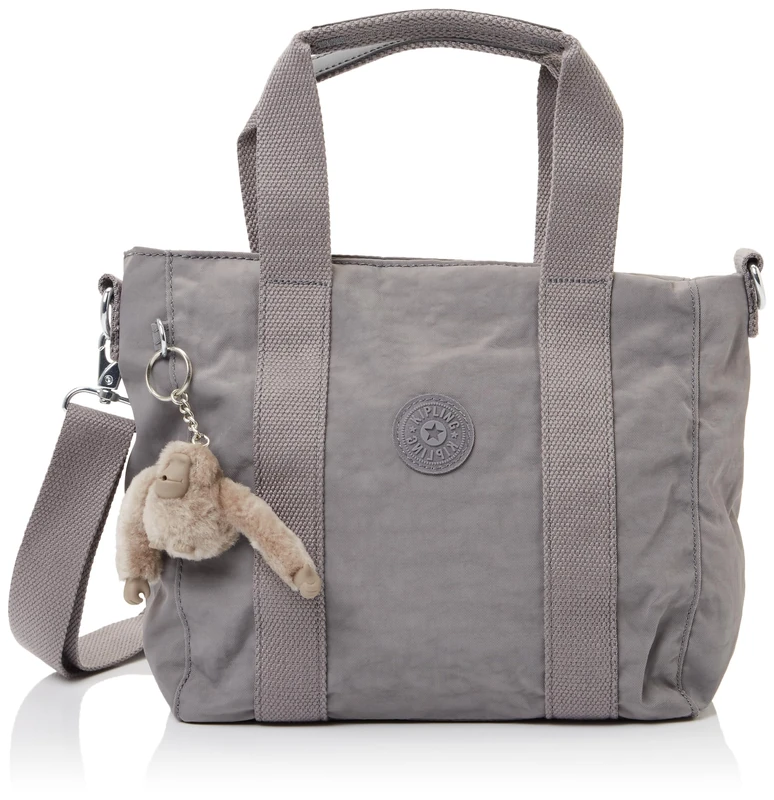 Kipling ASSENI MINI Small tote, Totes, Inviting Grey (Grey)