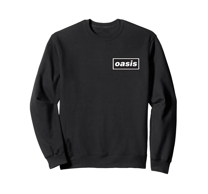 Oasis Pocket Hit Logo Black Sweatshirt