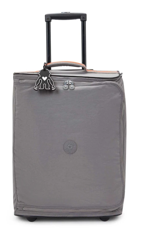Kipling Teagan C Extra Small cabine Size Wheeled Duffle, Inviting Grey, One Size