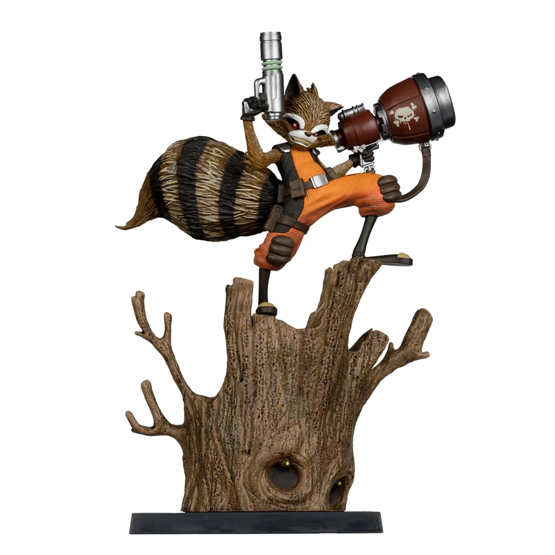 McFarlane Marvel Rocket Racoon 1:6th Scale Collectible with Scene (Rocket Racoon: A Chasing Tale #1) Toys