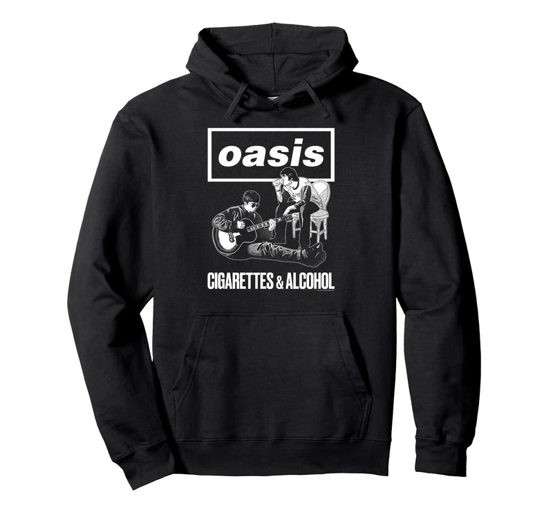 Oasis Cigarettes And Alcohol Pullover Hoodie