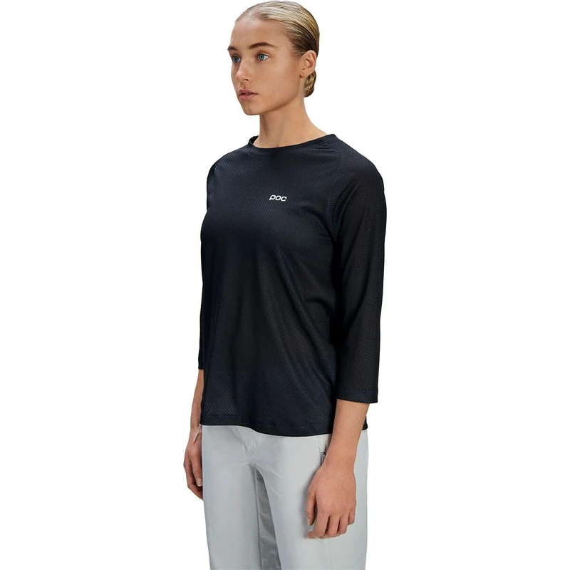 POC Motion Air 3/4 Jersey Women's – MTB Jersey for MTB and Trail Riding with Lightweight Recycled Polyester mesh, Quick-Drying Moisture Management, Durable snag-Resistant Construction - Image 1