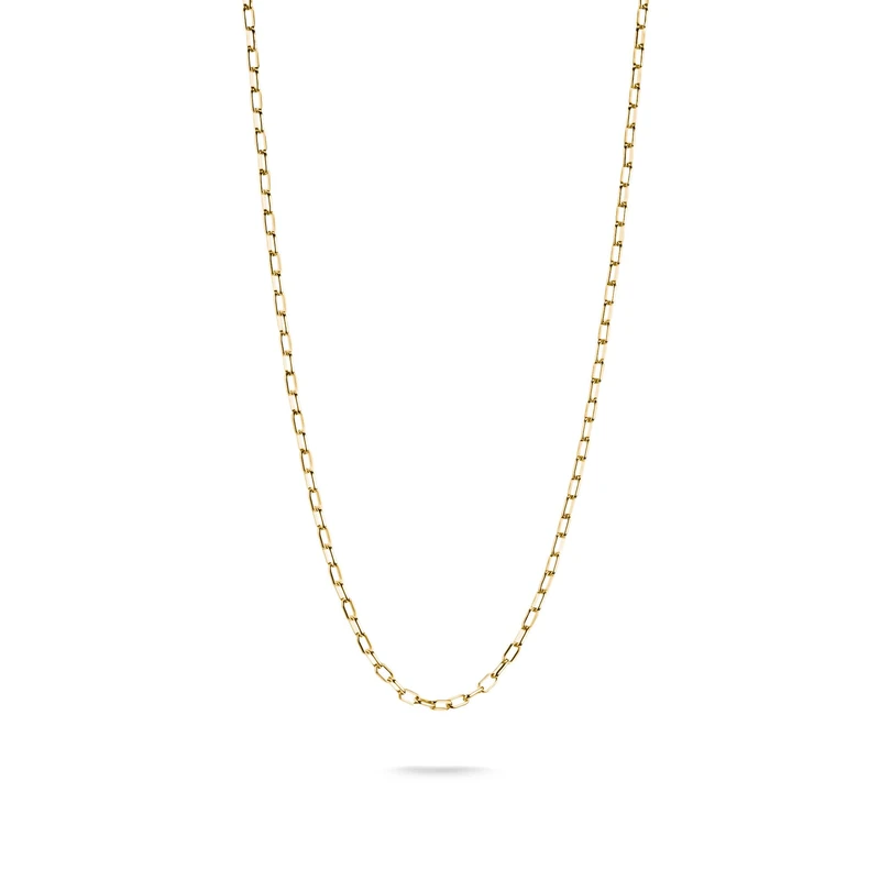Thomas Sabo Paperclip Charm Chain 65 to 70 cm Recycled 925 Silver 18K Gold Plated KE2328-413-39-L70V