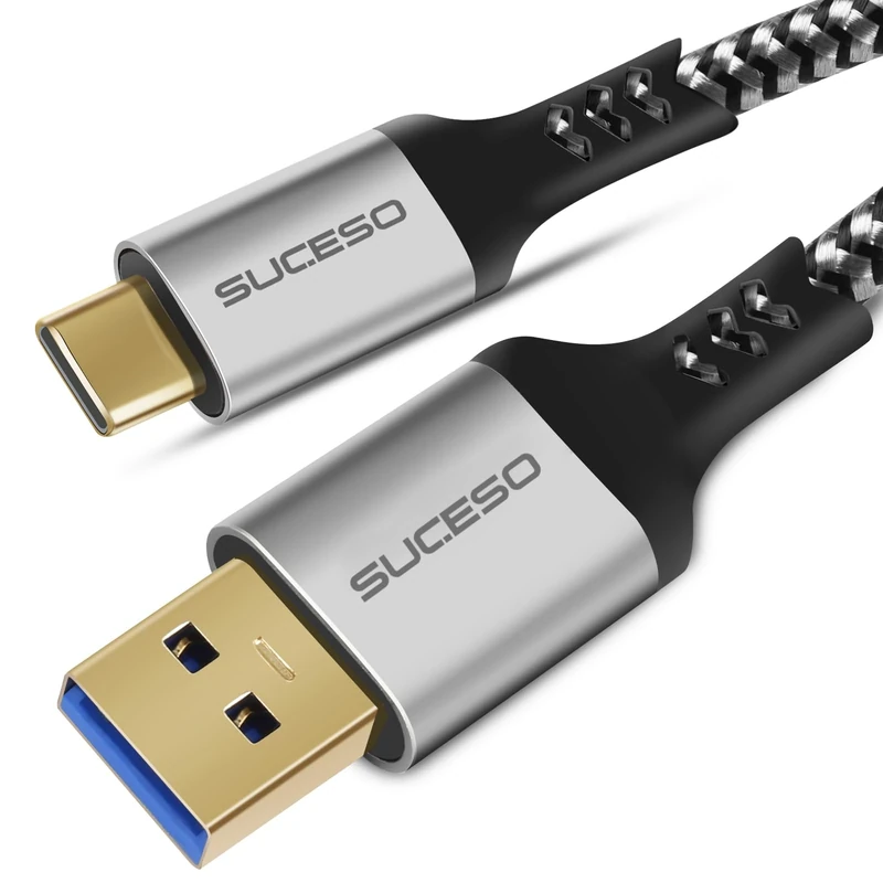 SUCE O USB-C to USB 3.1 Gen2 6.6FT Cable - 10Gbps Data, 60W Fast Charging