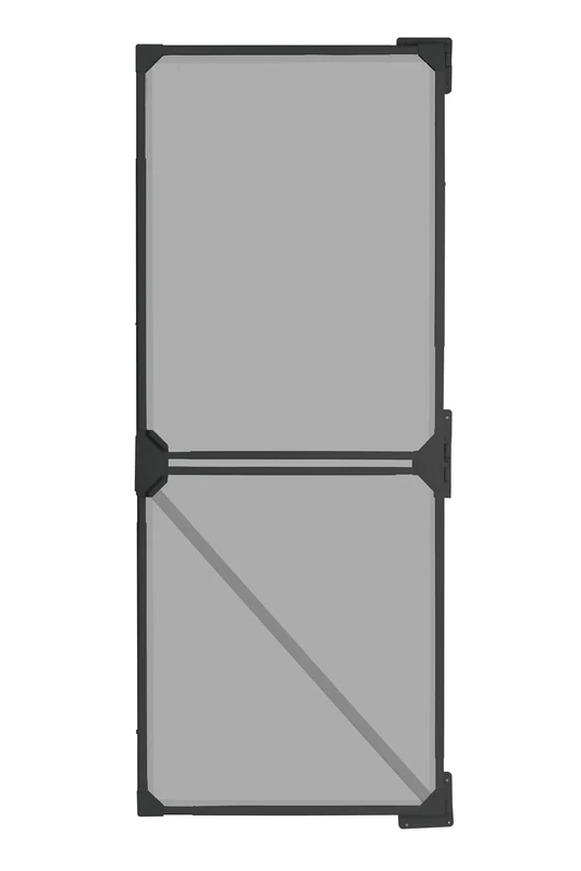 EASYmaxx Insect Protect Fly Screen Balcony Door Telescopic Fly Screen Door with Integrated Net Insect Protection Balcony Door No Cutting No Drilling Max. Approx. 122 x 285 cm