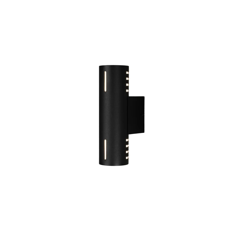 Konstsmide Cuneo 7365-752 Wall Light Black Aluminium Modern 8 x 25 x 12.5 cm