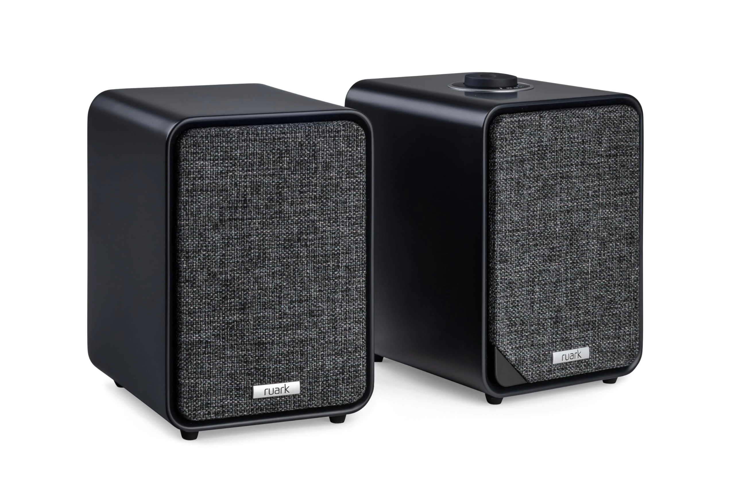 Ruark MR1 MK3 Desktop Speaker System (Satin Charcoal with Slate Grey Fabric Grille)