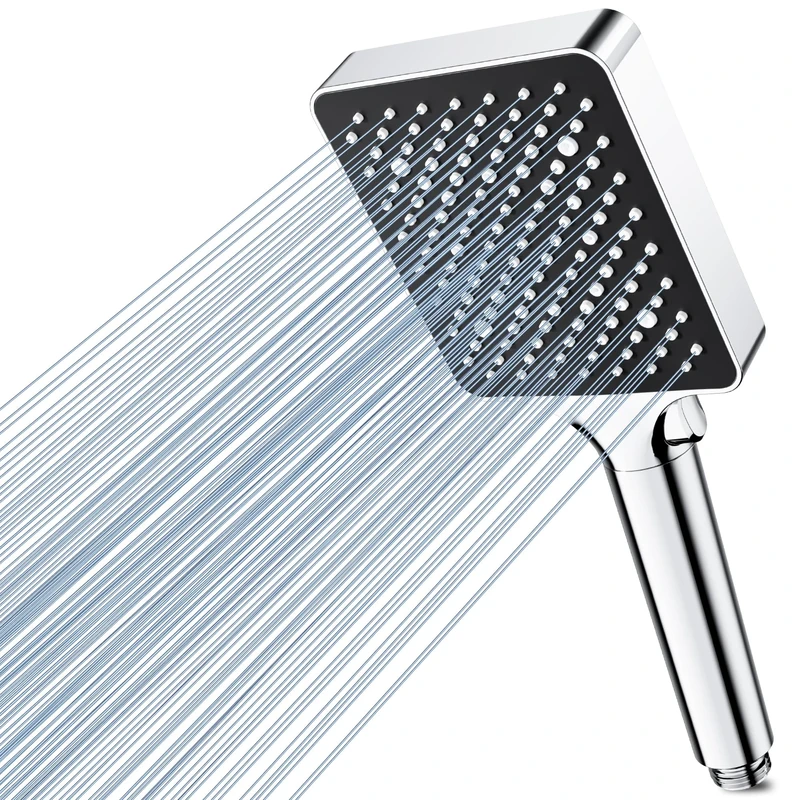 Magichome High Pressure Shower Head with 6 Spray Modes, Power Handheld Shower Head for Low Water Pressure, Easy Installation & Chrome Finish