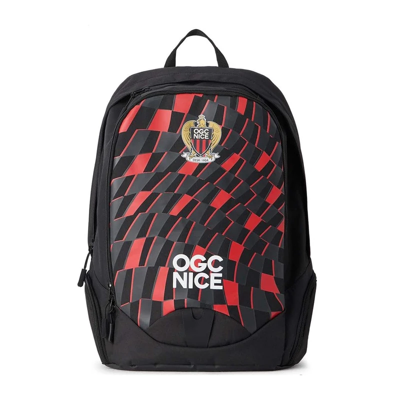 Kappa Unisex's Abeck 3 OGC Nice Backpack, Black/Red, One Size