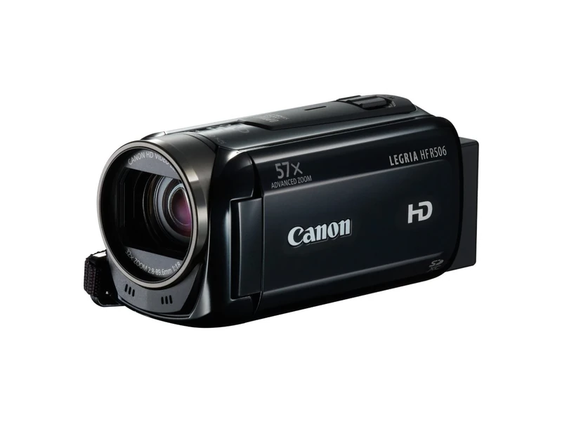 Canon Legria HF R506 Camcorder HD Video lens with 57x Advanced zoom Optical Intelligent IS automatically Full HD CMOS sensor AVCHD and MP4 Format 3.0-Inch Black (Renewed)