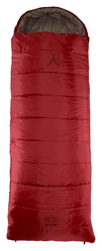 GRAND CANYON Utah 205 / Extra Long Blanket Sleeping Bag with Comfort +2 °C/with Hood & Organic Cotton Lining/Ideal for Large People & 3 Seasons Camping - Image 1