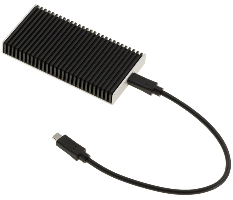 KALEA-INFORMATIQUE Aluminum USB4 and Thunderbolt 4 40G Case for SSD M2 NVMe. Actual Speed Measured on Mac or PC 3.7G/s