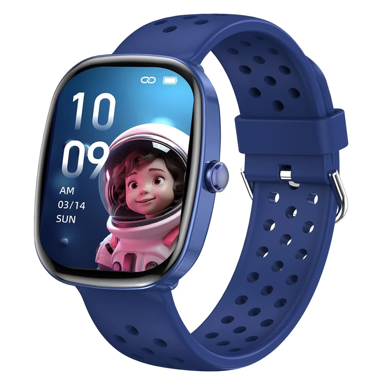 Tynggko Kids Smart Watch for Boys Girls, Fitness Watch with Pedometer, 100 Sport Modes, IP67 Waterproof, Heart Rate Sleep Monitor, Puzzle Games, Alarm Clock, Kids Gifts for Boys Girls Teens 6+ (Blue)