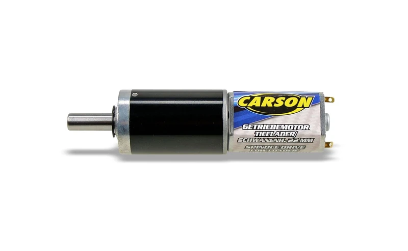 Carson 500907703 Geared Motor for Low Platform/Gooseneck Trailer 22 mm - Accessories for model making, model making, RC truck accessories - Image 1