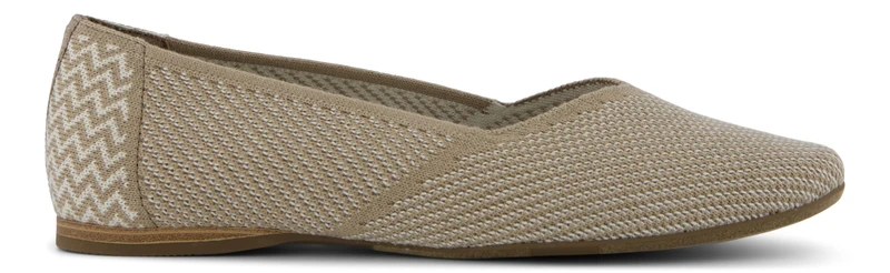 TOMS Women's Gemma Flat, Dune Engineered Knit, 6 UK - Image 1