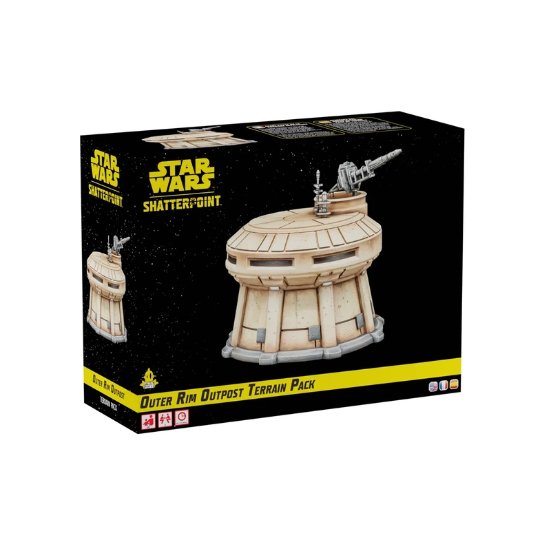 Asmodee | Star Wars: Shatterpoint Outer Rim Outpost Terrain Pack | Tabletop Miniatures Game | Ages 14+ | 2 Players | 90+ Minutes Playing Time