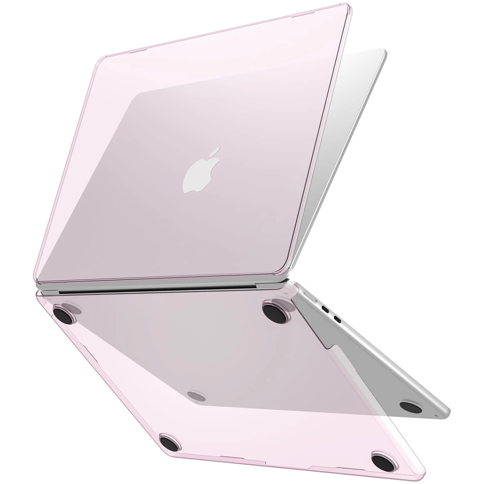 ProCase Hard Shell Case for MacBook Air 13 inch 2025 2024 2023 2022, M4 A3240, M3 A3113, M2 A2681, Laptop Cover for MacBook Air 13.6" -Pink