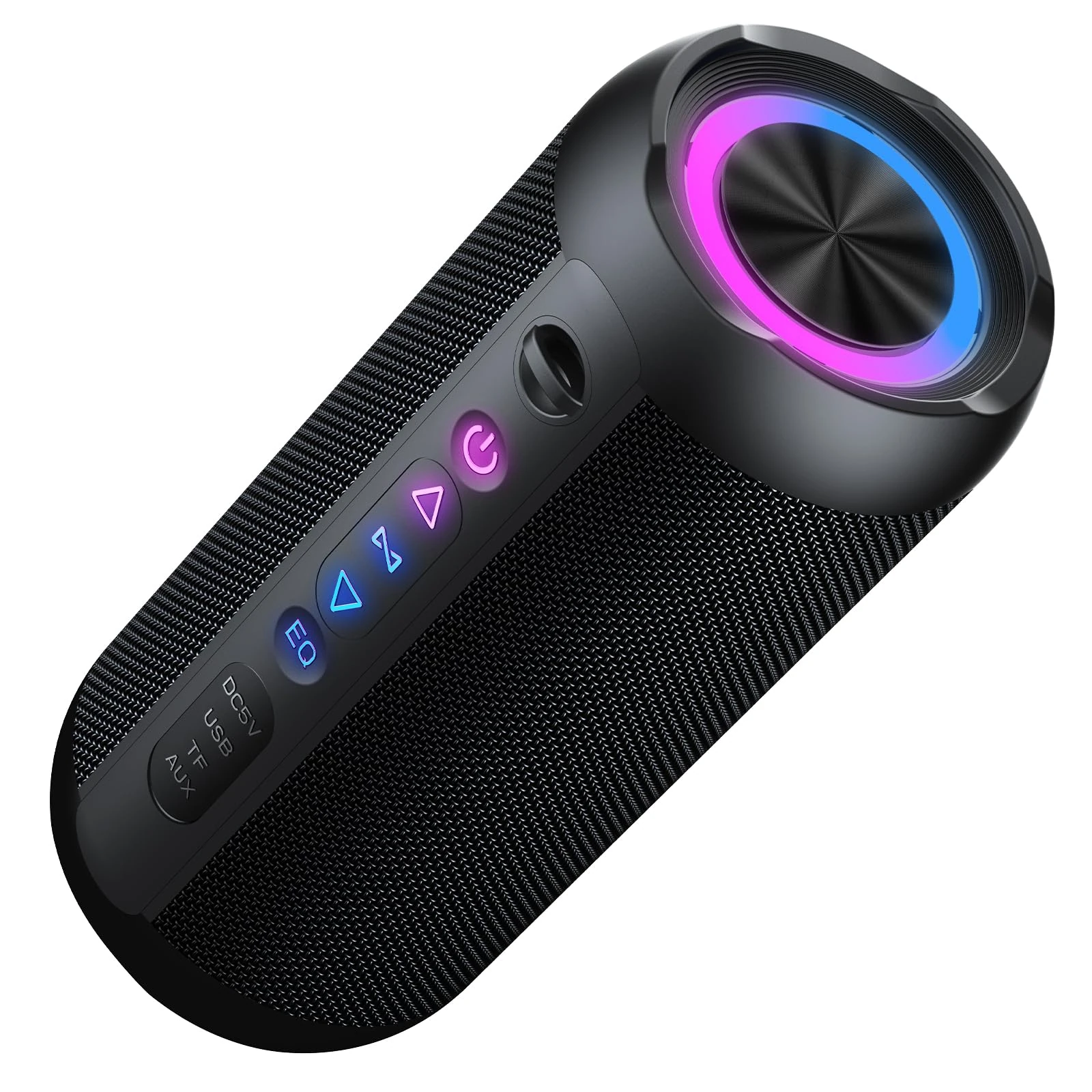 taopodo Portable Bluetooth Speaker with 30W Stereo Sound, 3 EQ Mode & 8 RGB lights, IPX7 Waterproof, 24H Playtime, TWS Wireless Pairing, Outdoor Speaker for Home, Outdoors and Hiking