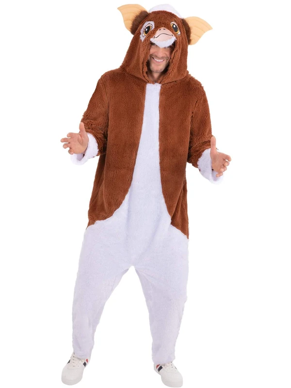 Smiffys Official Licensed Gremlins Deluxe Gizmo Costume, Adults, Medium