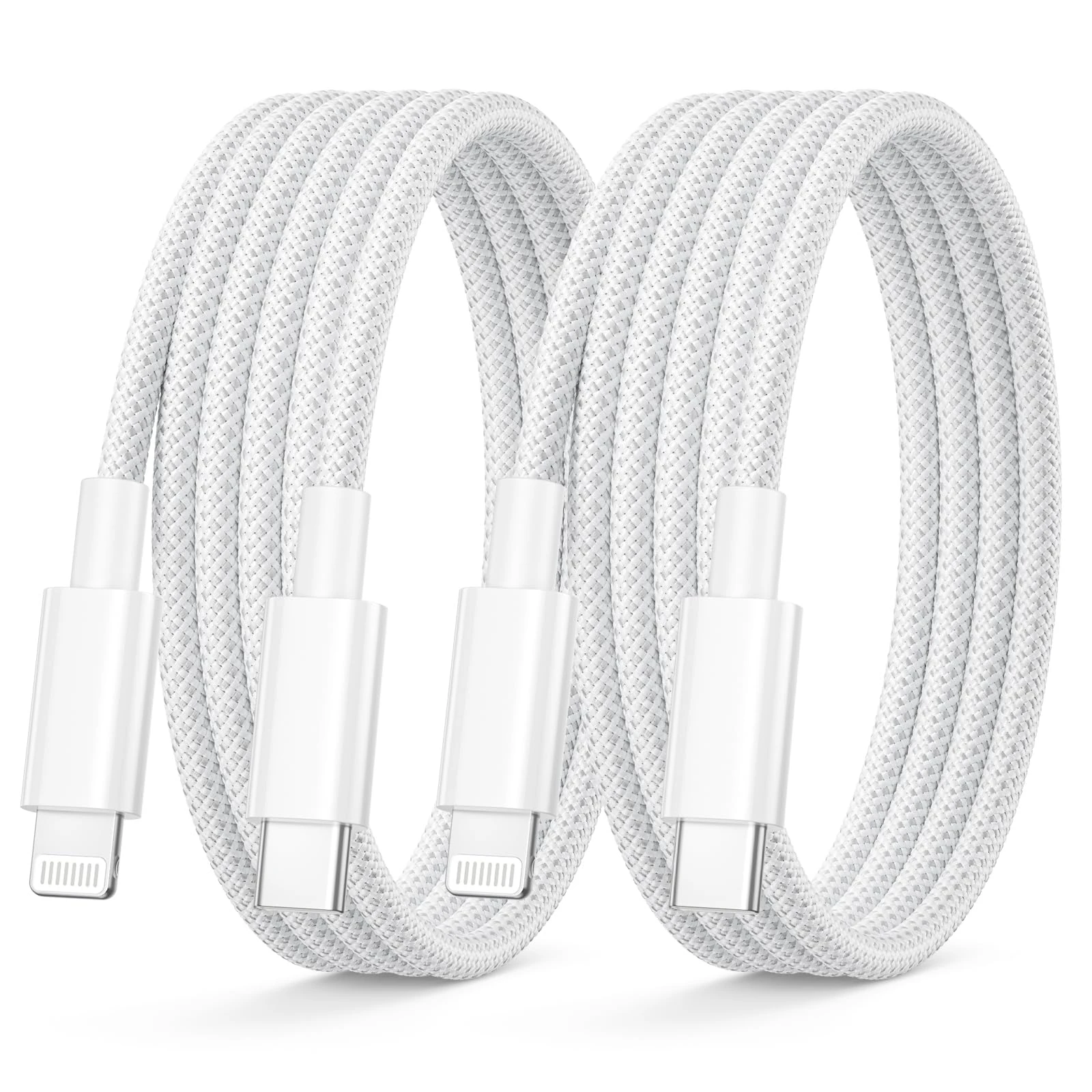 iPhone Charger Cable 1M 2Pack Apple MFi Certified, Braided USB C to Lightning Cable Fast Charging cable iPhone Charger Lead Wire Type C to Lightning cable for iPhone 14 Pro Max/13/12/11/XR/8/SE, iPad
