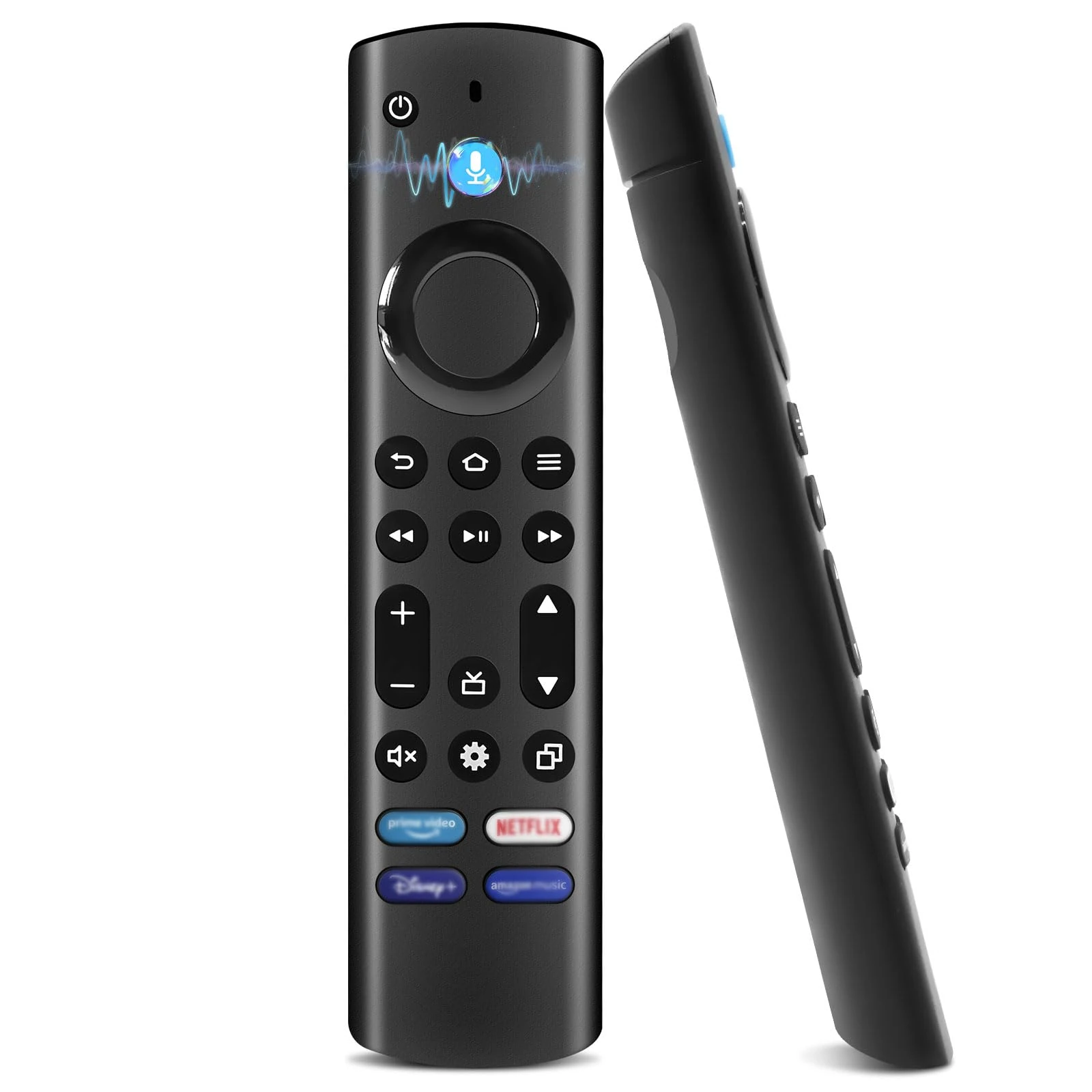 Voice Remote Control Replacement, For F-ire Sti-ck Smart TVs (Lite & Gen 2 & Gen 3 & 4K), Applicable to Smart TVs Cube Gen 2 & Gen 3,Suitable for Smart TV 4K &Lite (4TH-2)