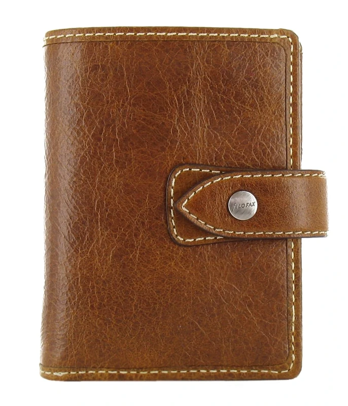 Filofax Malden Mini Leather Organiser - Ochre
