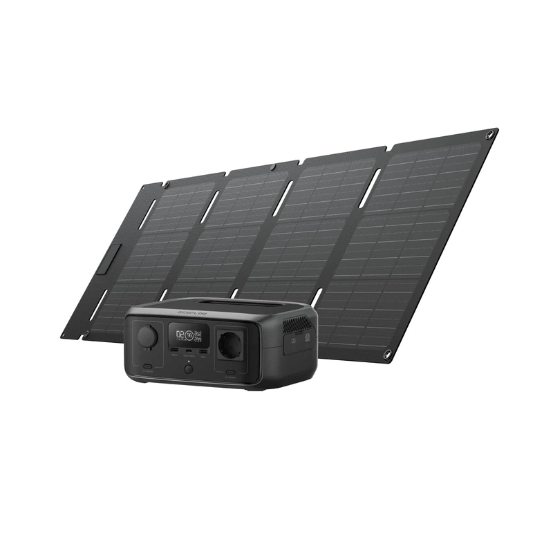 EF ECOFLOW River 3 Power Station - 245Wh, 600W, 45W Solar