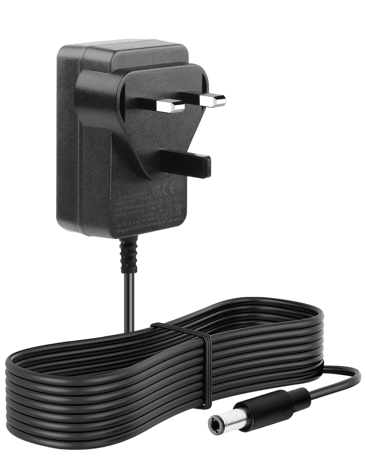 Yuio 21V 1A Lithium Battery Charger for Saker Mini Chainsaw Charger, Power Supply Adapter with Indicator Light, Replacement Charger Adapter Charging Cable Compatible with 18V–21V Lithium Batteries