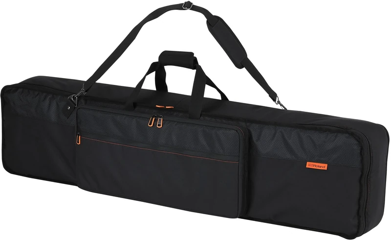 Roland CB-B88S | Keyboard Carrying Bag | For Slim 88-Note Keyboards | Fits RD-88EX, RD-08, FP-30X, FP-10 and GO:PIANO88 | Durable & Comfortable Design | Detachable Shoulder Strap | 2 Accessory Pockets