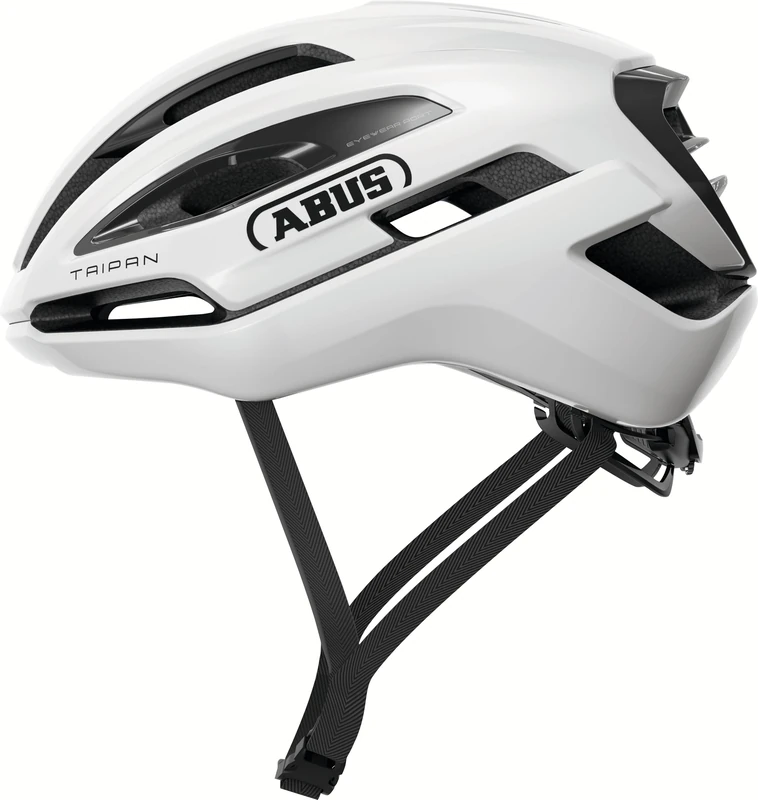 ABUS Taipan Gravel Helmet - Lightweight White - Size L - Image 1