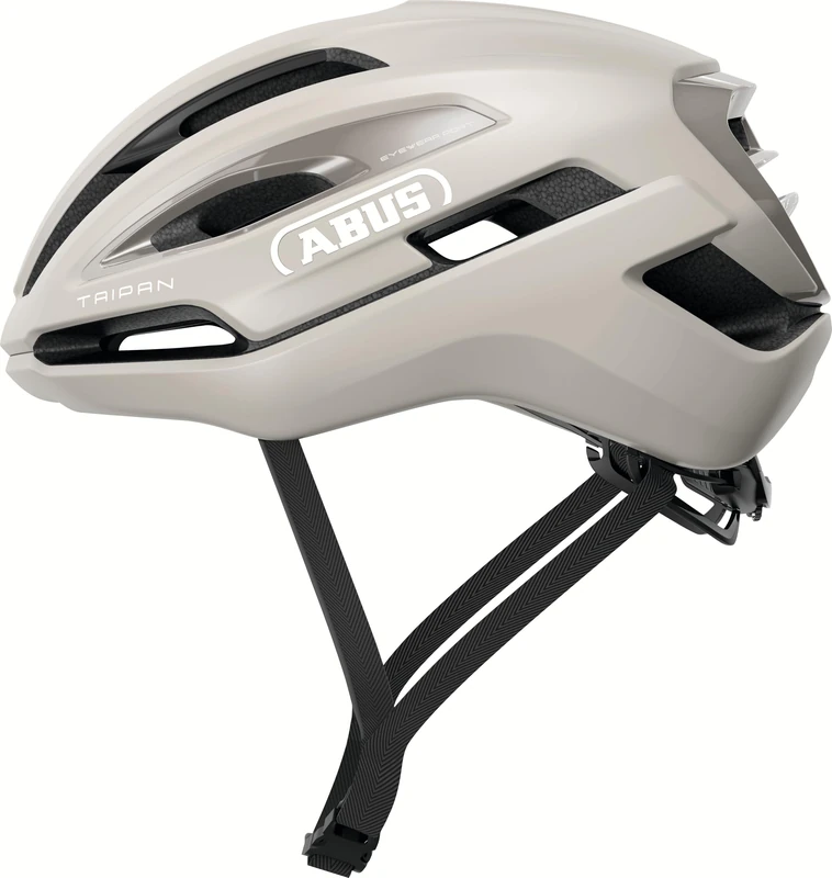 ABUS Taipan gravel helmet – bike helmet for gravel biking – lightweight, versatile and well ventilated – with glasses holder – for teenagers, women and men – size M, beige