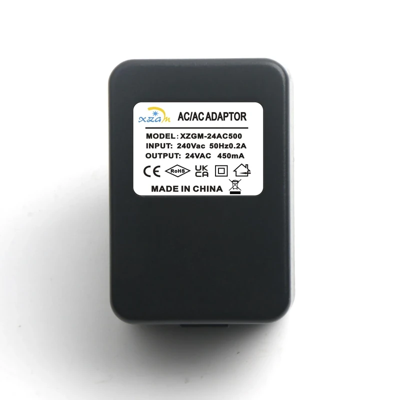 Safety Isolating Transformer, 240V to 24V, 450mA, 10.8VA, for twig lights,Christmas lights Power Adapter