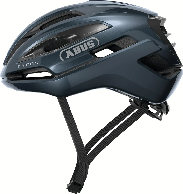 ABUS Taipan gravel helmet – bicycle helmet for gravel biking – lightweight, versatile and well ventilated – with glasses holder – for teenagers, women and men – size L, blue