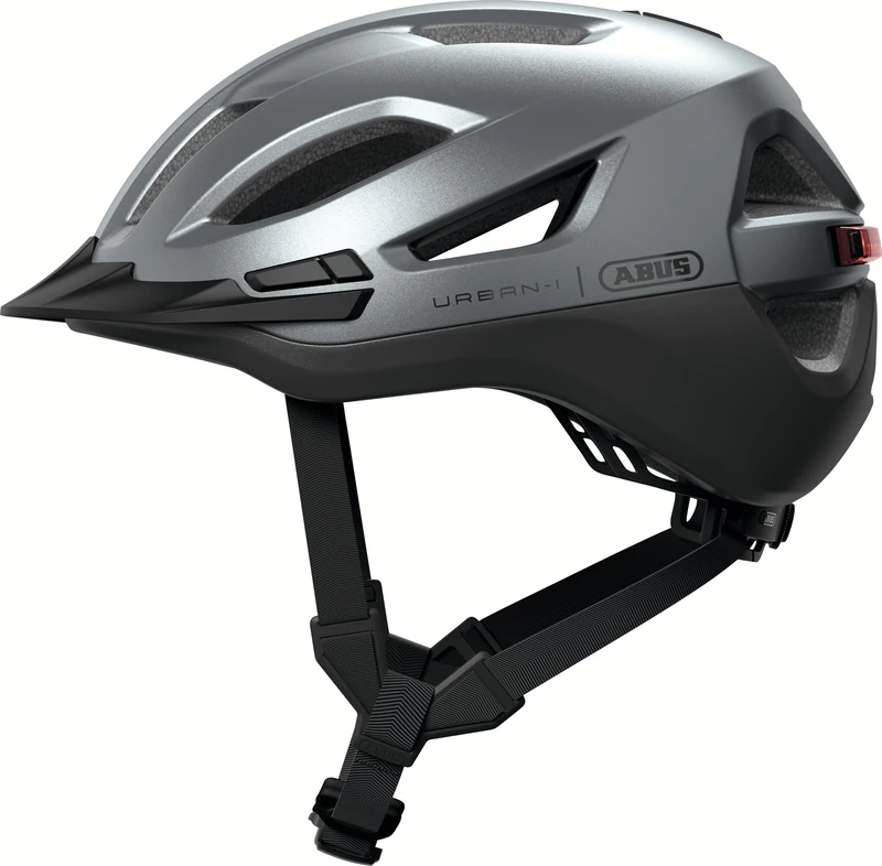ABUS Urban-I 4.0 ACE City Bike Helmet, Size L, Silver