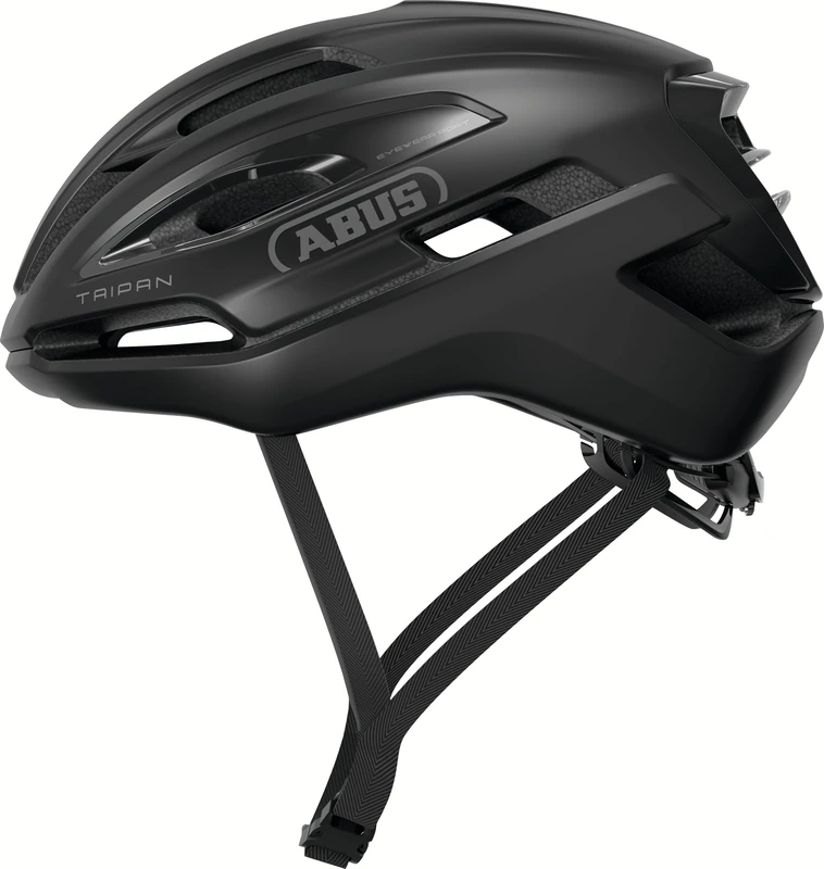 ABUS Taipan gravel helmet – bike helmet for gravel biking – lightweight, versatile and well ventilated – with glasses holder – for teenagers, women and men – size M, black