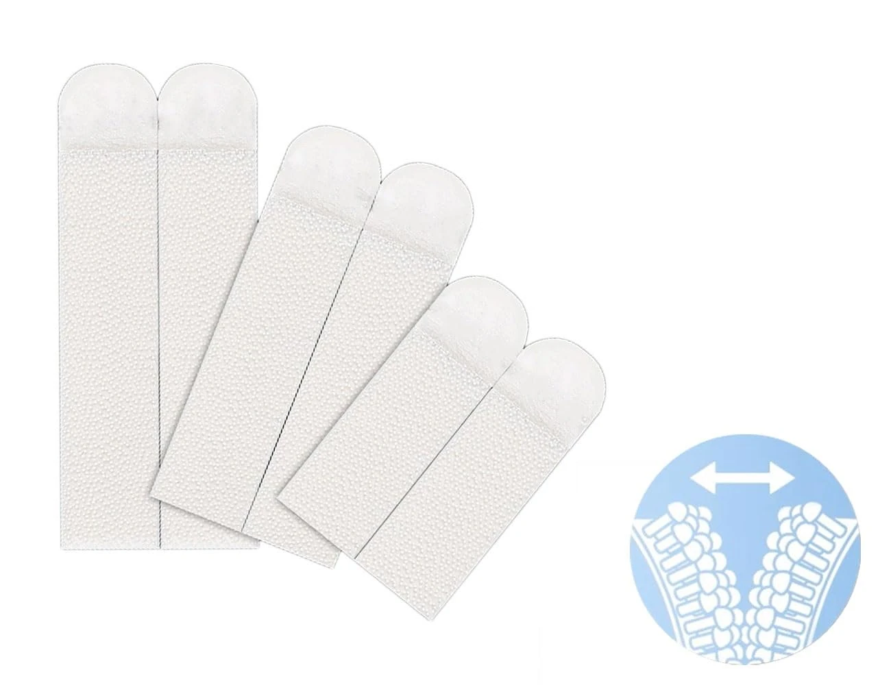 HYX Damage Free Picture Hanging Strips,12 Pairs of Medium + 6 Pairs of Large, Hook & loop Tape, Removable Adhesive Mounting Strips, Set of 18 (36 Strips)