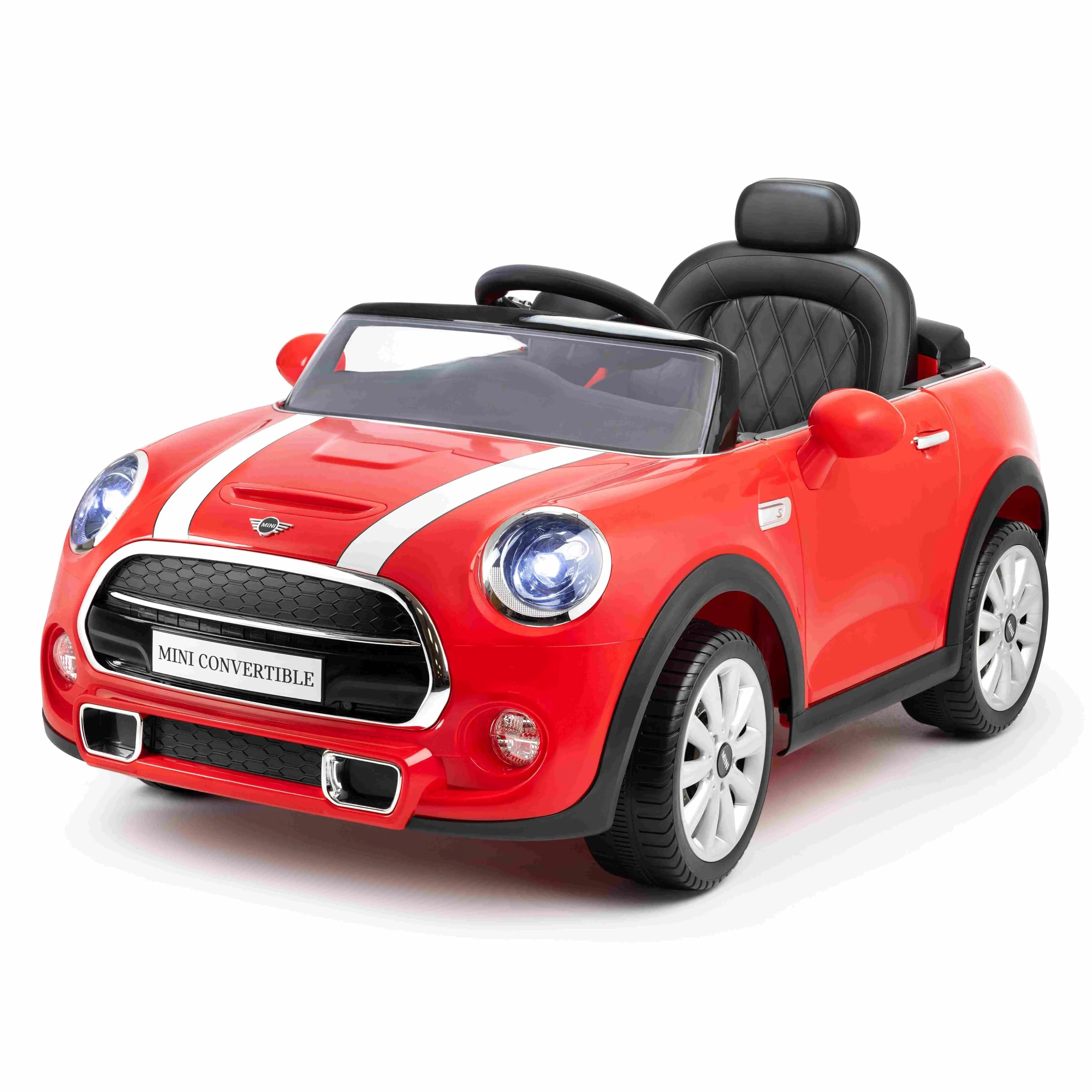 Xootz Mini Cooper Ride On Car for Kids, Licensed Electric Ride On with Remote Control, MP3 Player & AUX, Working Lights & Opening Doors