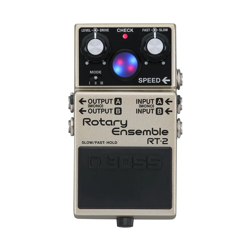 BOSS RT-2 | Compact Rotary Ensemble Pedal | Authentic Rotary Speaker Sounds | Tailored for Guitars & Keyboards | 3 Versatile Modes | Multiple Mod FX in One | Expanded I/O Features