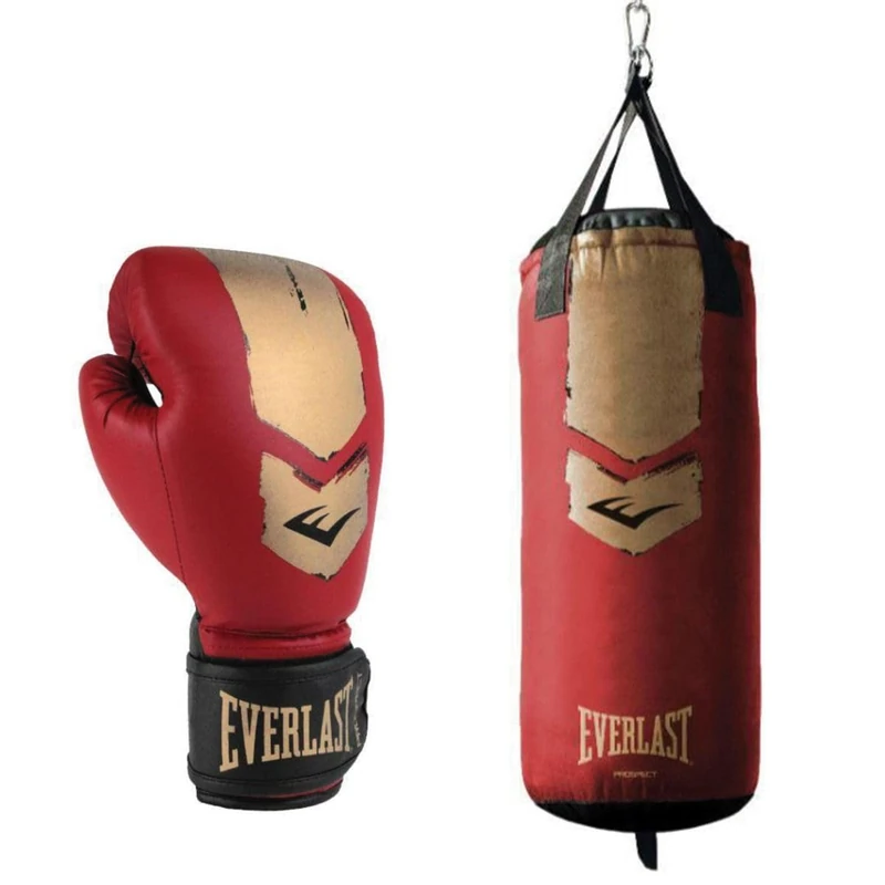 Everlast Prospect 2 Junior Heavy Bag Kit with 8oz Kids Gloves, Soft Boxing Bag - Authentic Everlast Gear